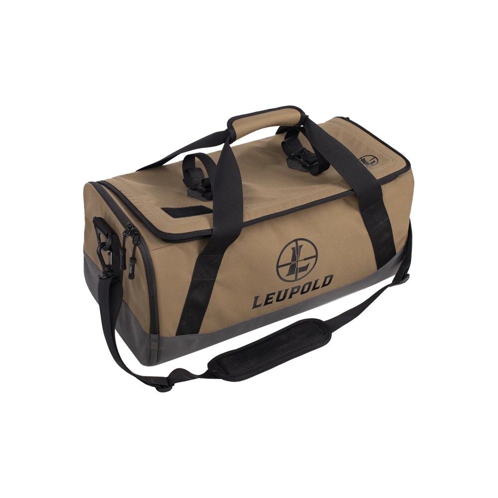 leupold 182402 optics go gear tan/black nylon duffle bag 21" long Leupold 182402 Optics Go Gear Tan/Black Nylon Duffle Bag 21" Long Sports South item 141378