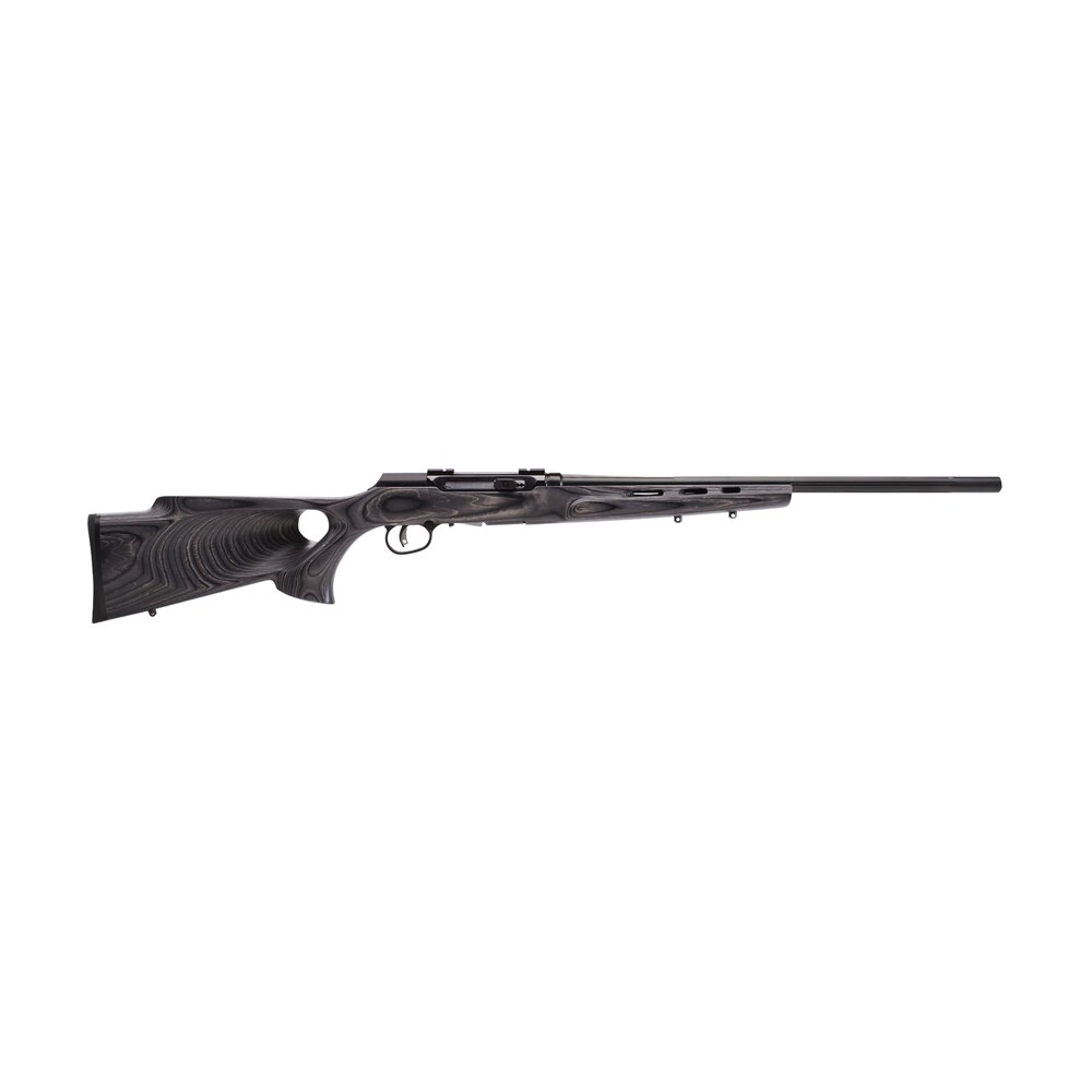 savage arms 47800 a series matte gray full size 17 wsm 8+1 22" high luster heavy barrel, high luster drilled & tapped carbon steel receiver, matte gray thumbhole laminate stock, right hand Savage Arms 47800 A Series Matte Gray Full Size 17 WSM 8+1 22" High Luster Heavy Sports South item 141632