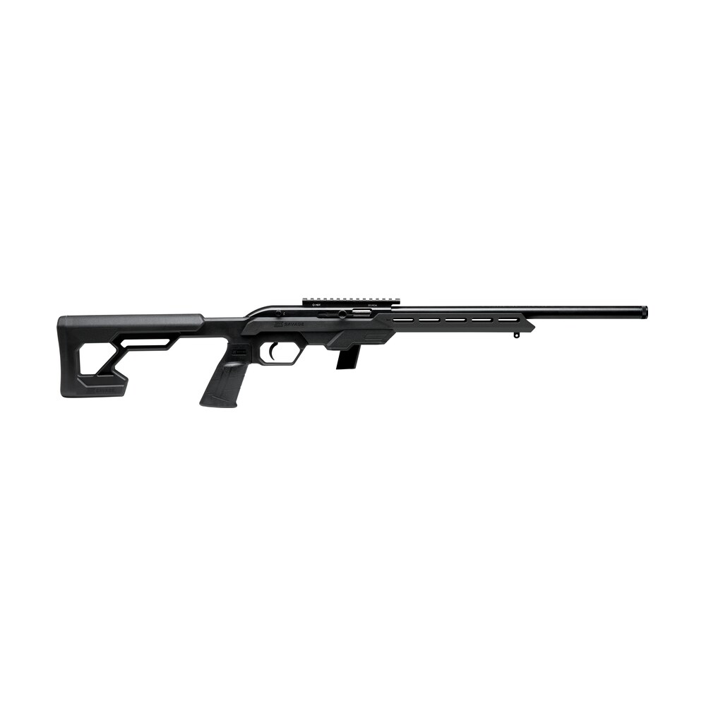 savage arms 45114 64 precision full size 22 lr 10+1 16.50" matte black heavy threaded barrel, matte black picatinny rail carbon steel receiver, m lok handguard, black chassis synthetic stock, black po Savage Arms 45114 64 Precision Full Size 22 LR 10+1 16.50" Matte Black Heavy Threaded Sports South item 141634