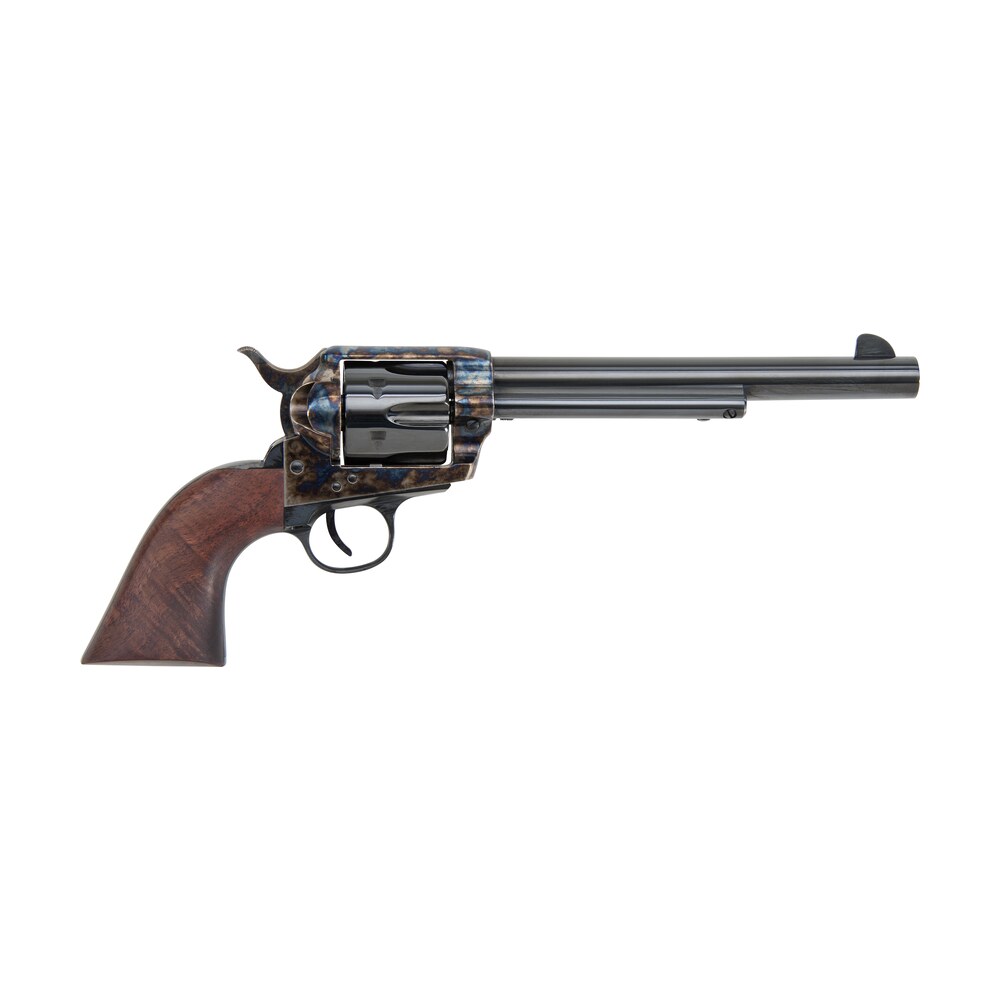 traditions sat73004 1873 45 colt (lc) 6rd 7.50" blued cylinder/barrel color case hardened steel frame with walnut grips Traditions SAT73004 1873 45 Colt (LC) 6rd 7.50" Blued Cylinder/Barrel Color Case Hardened Steel Sports South item 141669