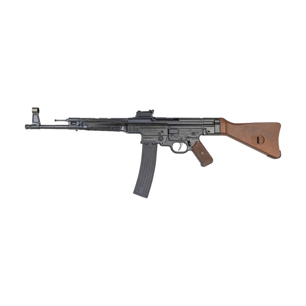 mauser rimfire 4440011 stg 44 full size 22 lr 25+1 16.50" black barrel & receiver, natural wood fixed stock Mauser Rimfire 4440011 STG-44 Full Size 22 LR 25+1 16.50" Black Barrel & Receiver, Natural Sports South item 141691