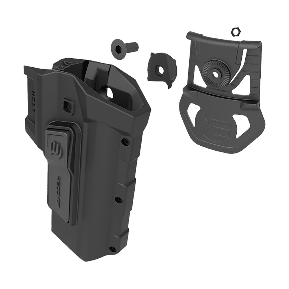 recover tactical hc11ar01 hc11 holster owb black polymer belt fits 1911 right hand Recover Tactical HC11AR01 HC11 Holster OWB Black Polymer Belt Sports South item 142073