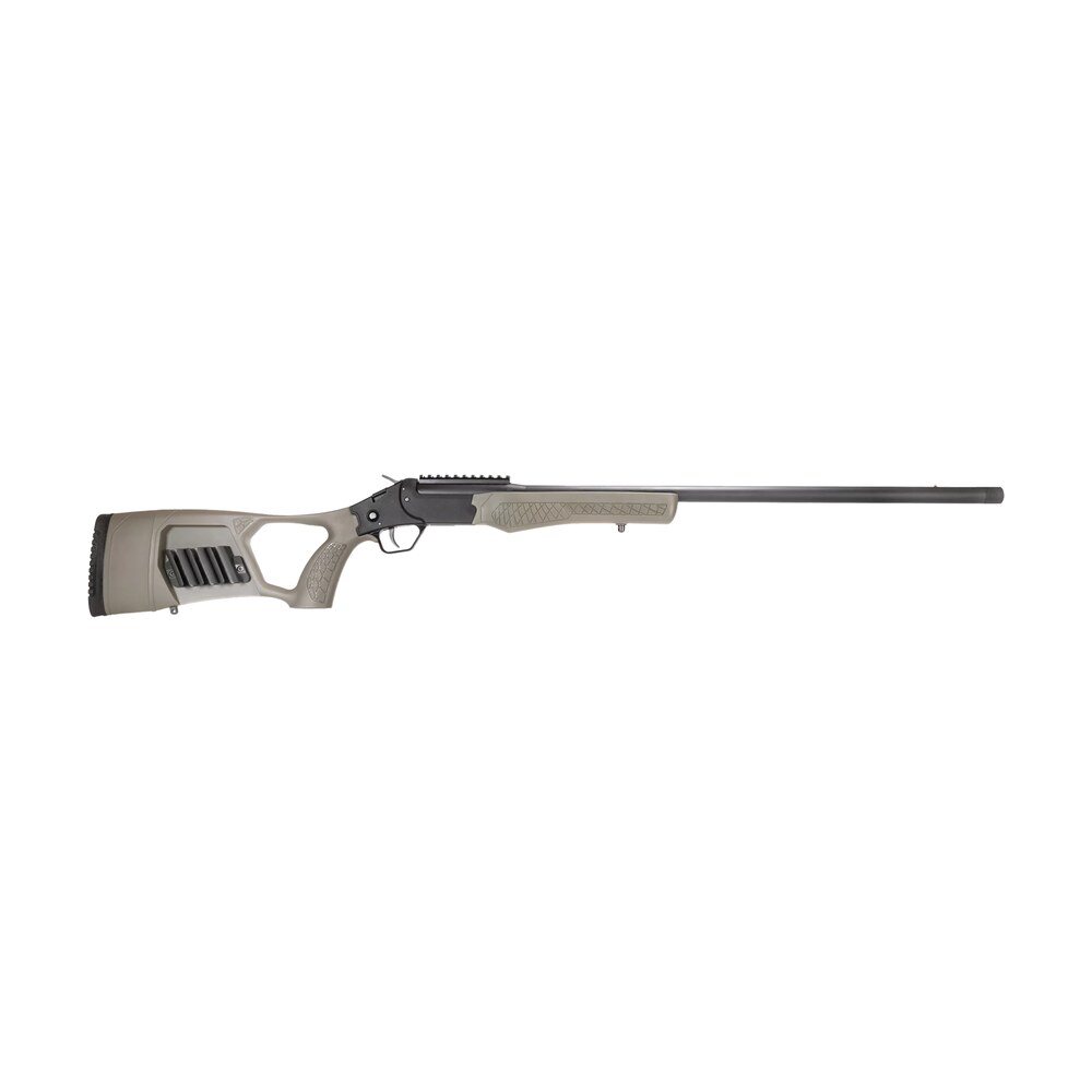 rossi ssp20tky tuffy turkey 20 gauge 1rd 26" alloy steel barrel & receiver w/matte black finish, synthetic od green fixed thumbhole stock w/shell holder, ambidextrous (youth) Rossi SSP20TKY Tuffy Turkey 20 Gauge 1rd 26" Alloy Steel Barrel & Receiver Sports South item 142157