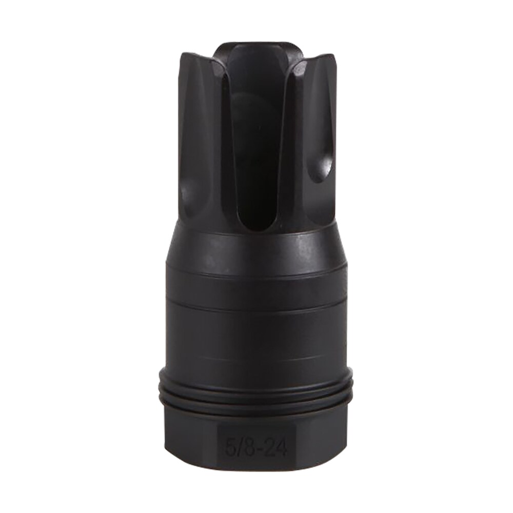 sig sauer sl76258x2490degf clutch lok qd q.d. flash hider black stainless steel with 5/8" 24 tpi threads for 7.62mm 90 degree taper Sig Sauer SL76258X2490DEGF Clutch-Lok QD Q.D. Flash Hider Black Stainless Steel Sports South item 142339