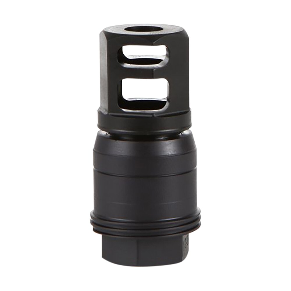 sig sauer sl55612x2890degm clutch lok qd muzzle brake black stainless steel 1/2"x28 threads 5.56x45mm nato Sig Sauer SL55612X2890DEGM Clutch-Lok QD Muzzle Brake Black Stainless Steel 1/2"x28 Threads Sports South item 142344