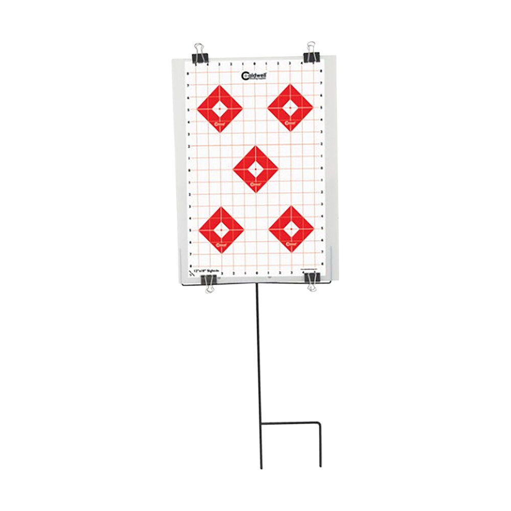 caldwell 110005 ultra portable target stand black/red/white steel silhouette/shapes standing includes 8 silhouette targets/8 sight in targets Caldwell 110005 Ultra Portable Target Stand Black/Red/White Steel Silhouette/Shapes Standing Sports South item 142472
