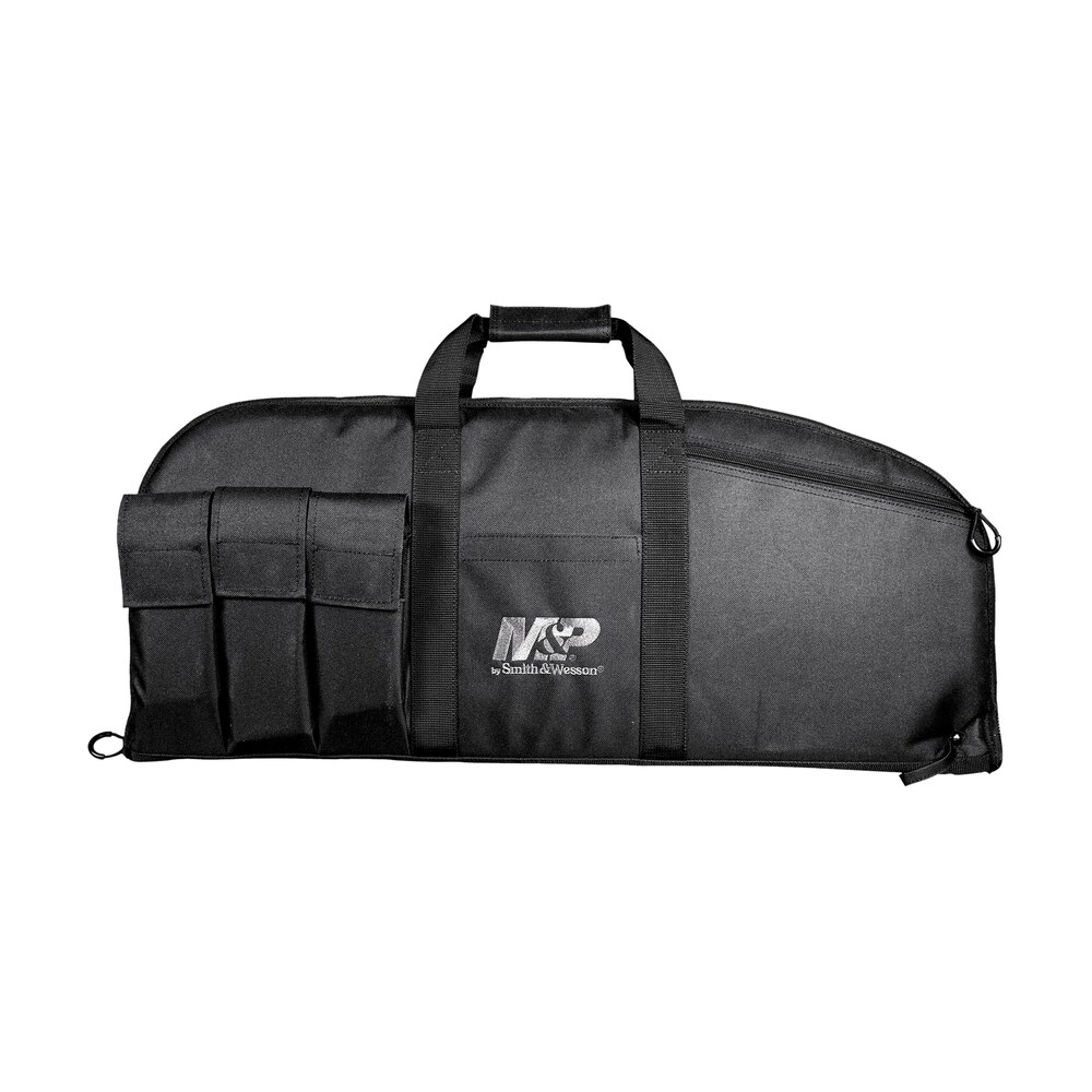m&p accessories 110016 duty series large case 45" black 5 exterior mag pouches for rifle/shotgun M&P Accessories 110016 Duty Series Large Case 45" Black 5 Exterior Mag Pouches for Sports South item 142506