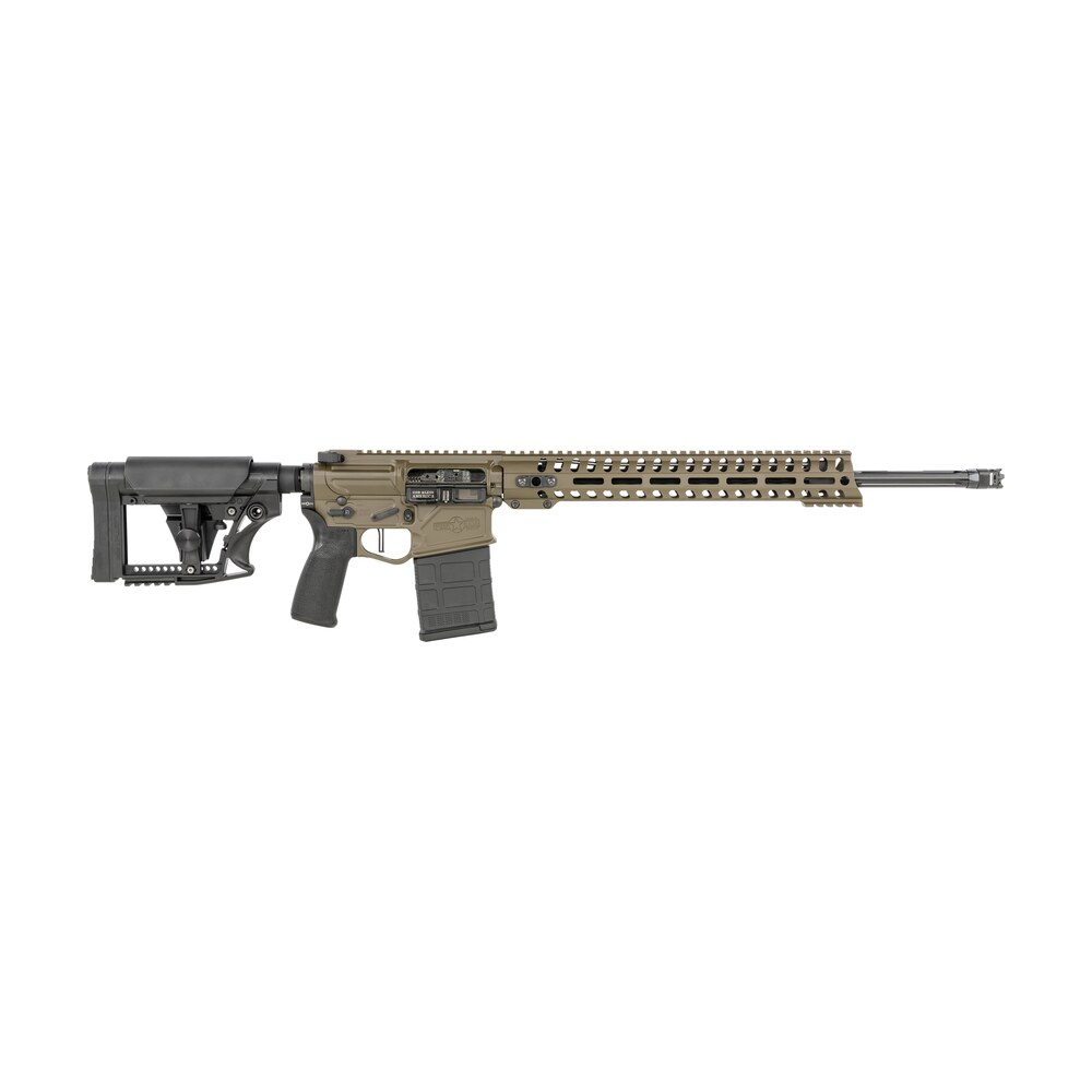 patriot ordnance factory 01737 rogue prescott 6.5 creedmoor 20" di 20+1 patriot brown rec/14.50" renegade m lok stainless steel fluted barrel black adjustable stock black polymer mft grip right hand Patriot Ordnance Factory 01737 Rogue Prescott 6.5 Creedmoor 20" DI 20+1 Patriot Brown Sports South item 142544