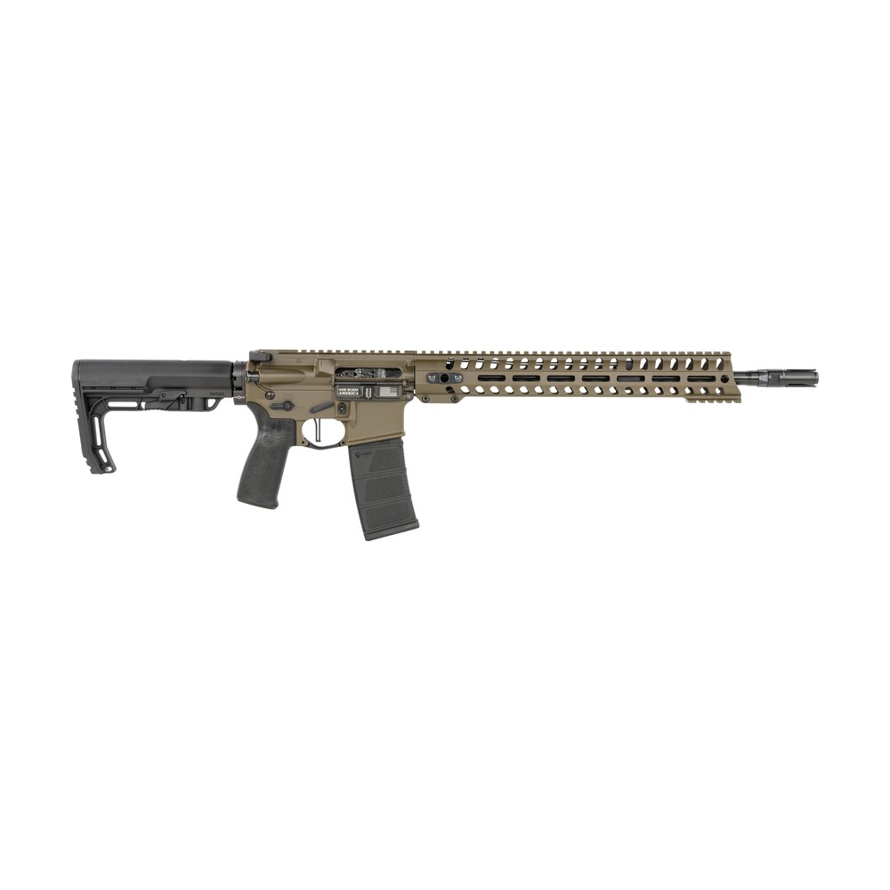 patriot ordnance factory 01752 minuteman direct impingement 5.56x45mm nato 16.50" 30+1 patriot brown rec/14.5" m lok handguard black nitride barrel black polymer grip 6 position mft stock Patriot Ordnance Factory 01752 Minuteman Direct Impingement 5.56x45mm NATO 16.50" 30+1 Patriot Sports South item 142552