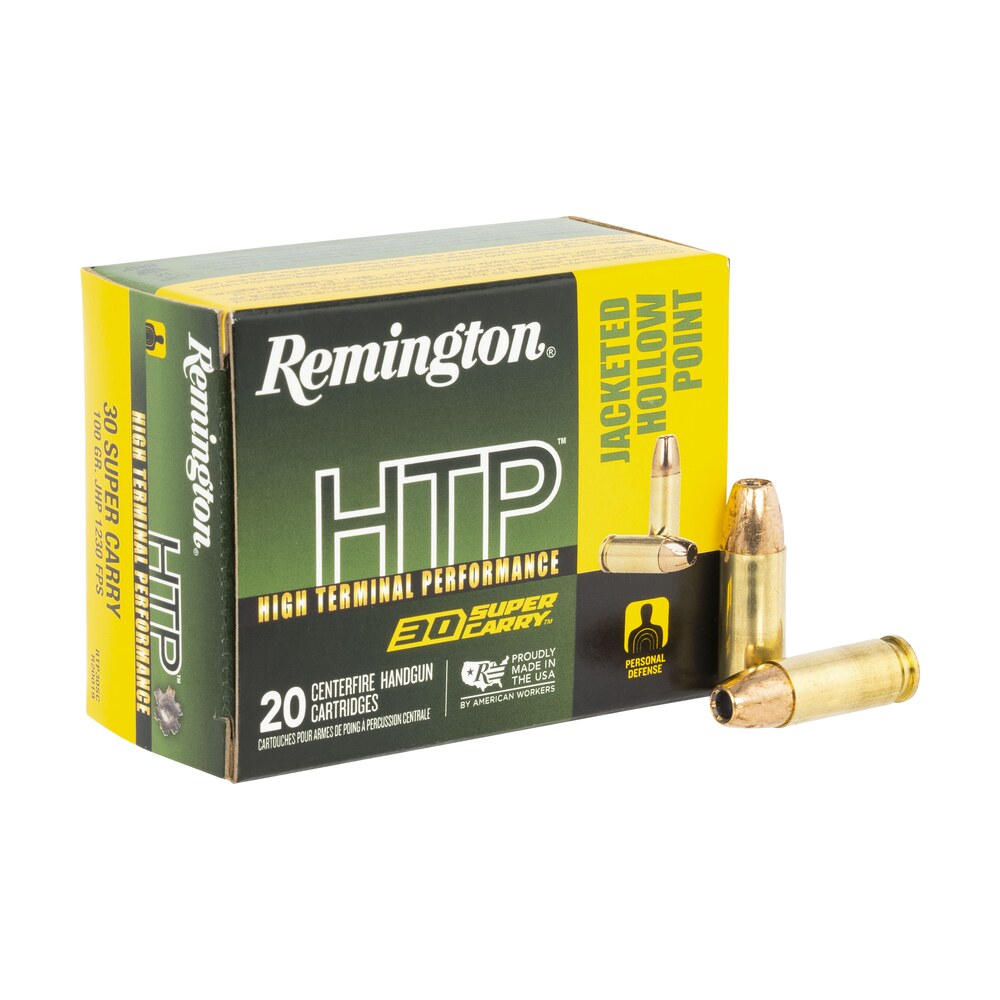 remington ammunition r20019 htp 30supercarry 100gr jacketed hollow point 20 per box/10 case Remington Ammunition R20019 HTP 30SuperCarry 100gr Jacketed Hollow Point 20 Per Box/10 Case Sports South item 142634