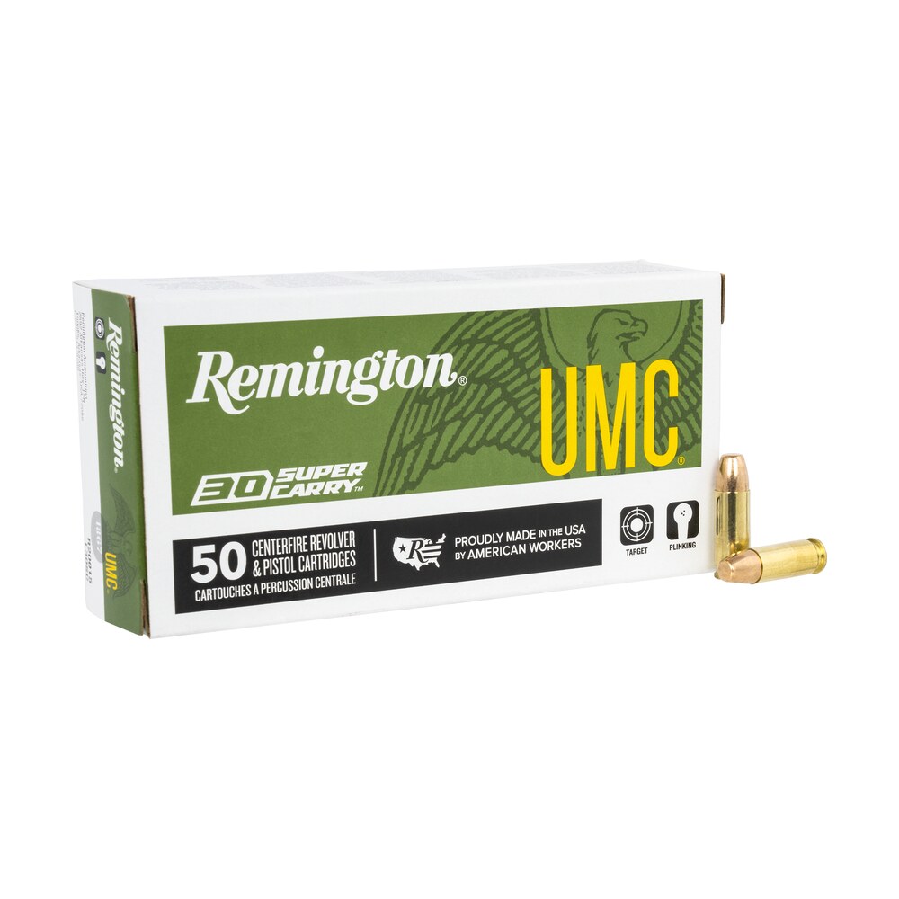 remington ammunition r20015 umc 30supercarry 100gr full metal jacket 50 per box/20 case Remington Ammunition R20015 UMC 30SuperCarry 100gr Full Metal Jacket 50 Per Box/20 Case Sports South item 142635