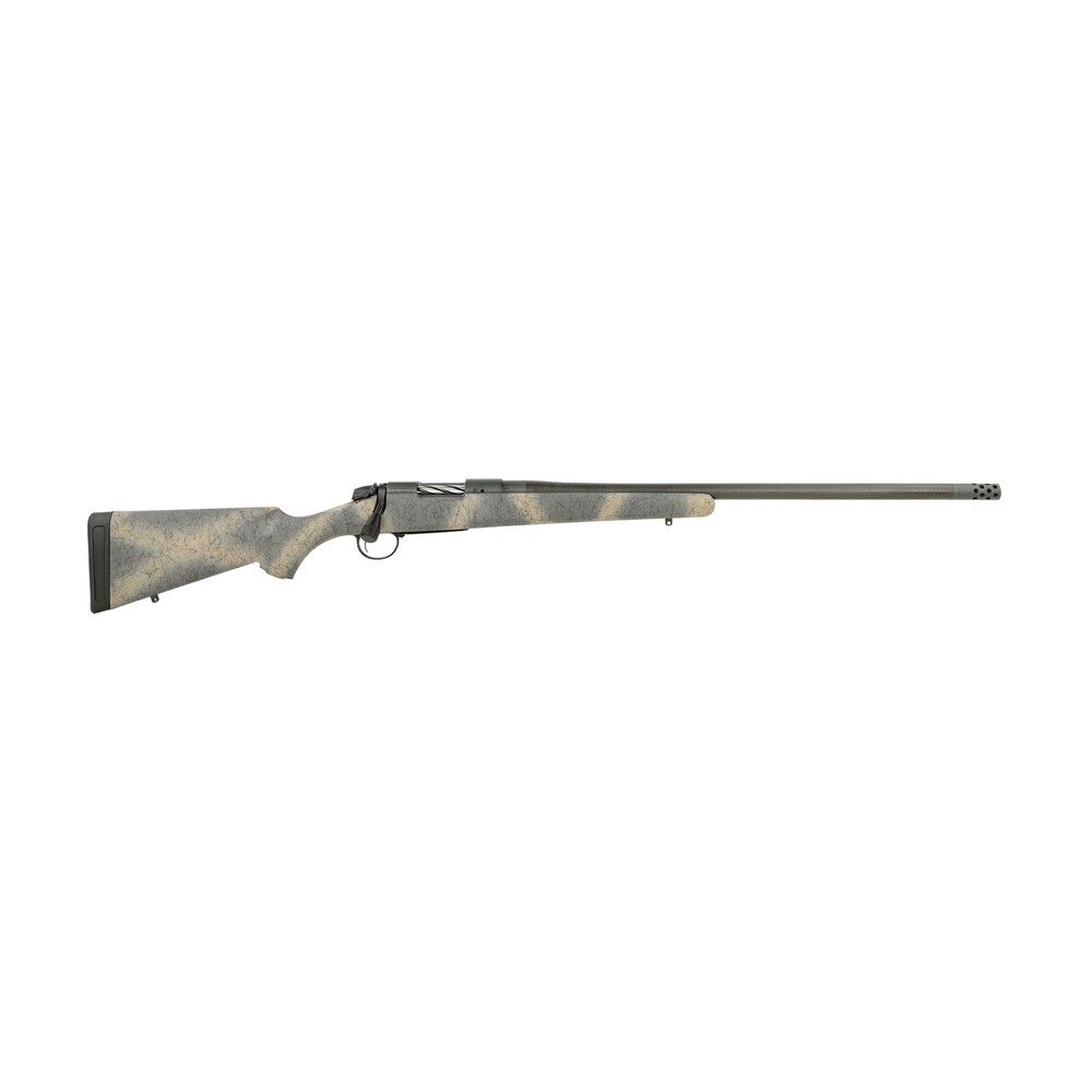 bergara rifles b14sm519cf b 14 ridge carbon wilderness 6.5 prc 2+1 24" carbon fiber wrapped barrel, gray cerakote steel receiver, softtouch woodland camo fixed american style stock, right hand Bergara Rifles B14SM519CF B-14 Ridge Carbon Wilderness 6.5 PRC 2+1 24" Carbon Fiber Wrapped Sports South item 142697