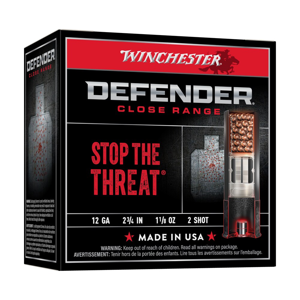 winchester ammo s122pd25 defender 12gauge 2.75" 1 1/8oz 2shot 25 bx/10 case Winchester Ammo S122PD25 Defender 12Gauge 2.75" 1 1/8oz 2Shot 25 Bx/10 Case Sports South item 142835