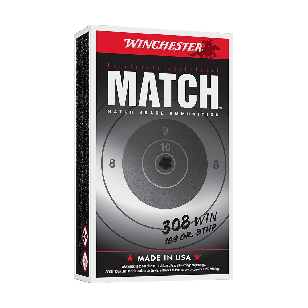 winchester ammo s308m2 match elite marksman 308win 169gr sierra matchking bthp 20 per box/10 case Winchester Ammo S308M2 Match Elite Marksman 308Win 169gr Sierra MatchKing BTHP 20 Per Box/10 Sports South item 142847
