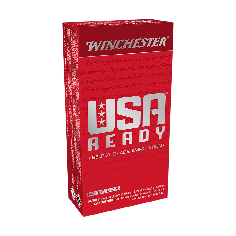 winchester ammo red10 usa ready 10mmauto 180gr full metal jacket flat nose 50 per box/10 case Winchester Ammo RED10 USA Ready 10mmAuto 180gr Full Metal Jacket Flat Nose 50 Per Box/10 Case Sports South item 142855