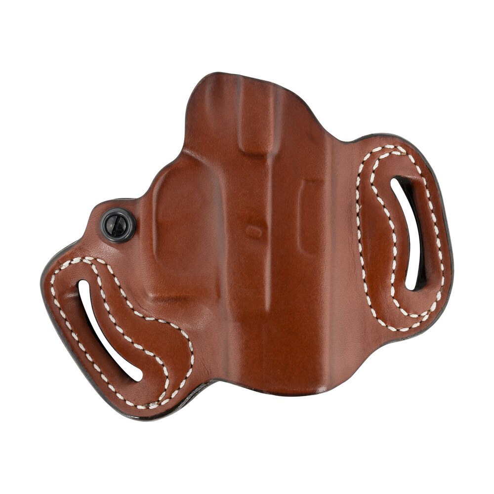 desantis gunhide 086tae1z0 mini slide owb tan leather belt slide compatible w/most glock belt 1.75" wide right hand DeSantis Gunhide 086TAE1Z0 Mini Slide OWB Tan Leather Belt Slide Compatible Sports South item 142904