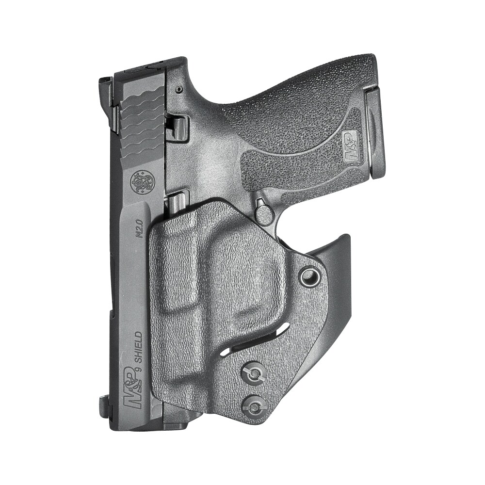 mission first tactical h2swshaiwbm minimalist holster iwb black polymer belt clip fits s&w m&p shield 2.0 9/40/shield plus/shield 1.0 9/40 ambidextrous Mission First Tactical H2SWSHAIWBM Minimalist Holster IWB Black Polymer Belt Clip Sports South item 143022
