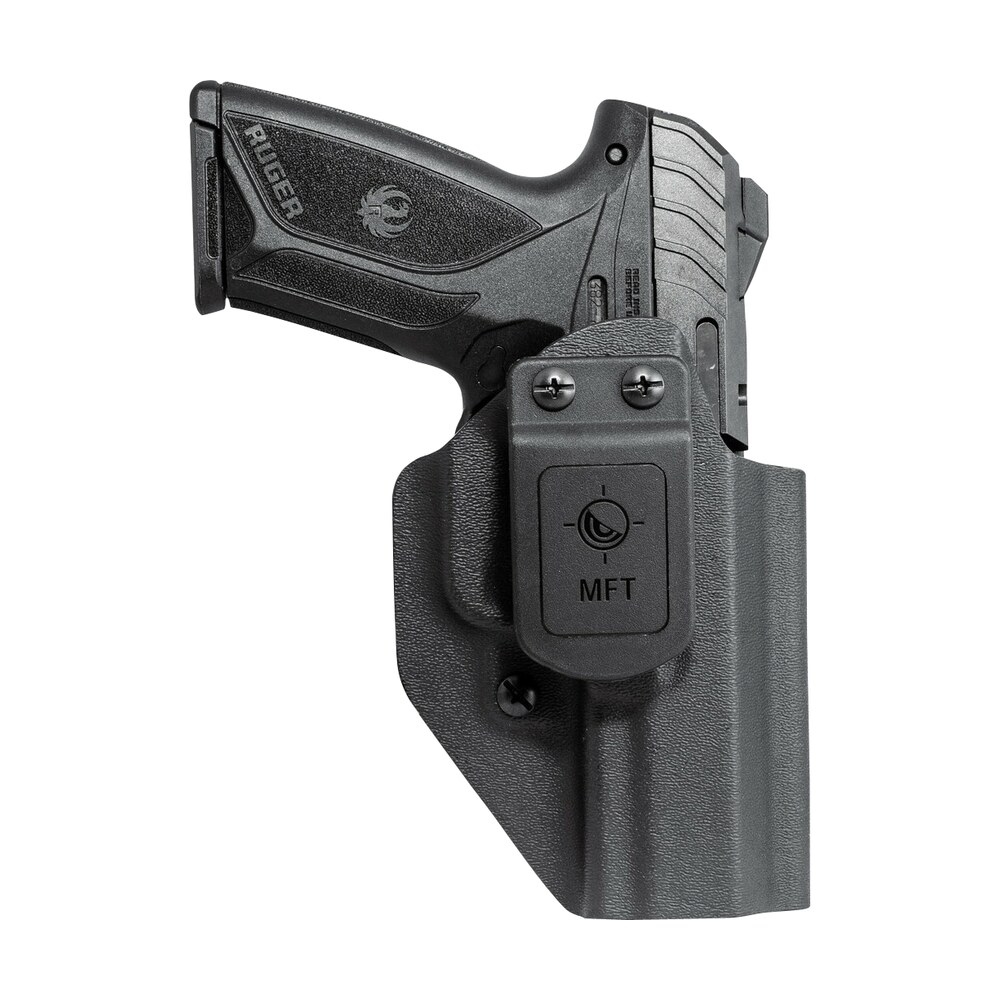 mission first tactical hrusec9aiwbabl appendix holster iwb/owb black polymer belt clip fits ruger security 9 ambidextrous Mission First Tactical HRUSEC9AIWBABL Appendix Holster IWB/OWB Black Polymer Belt Clip Sports South item 143028