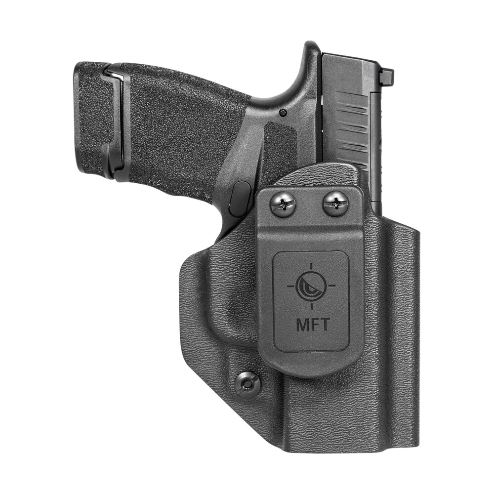 mission first tactical hsfhcaiwbabl appendix holster iwb/owb black polymer belt clip fits springfield hellcat micro compact osp 9 ambidextrous Mission First Tactical HSFHCAIWBABL Appendix Holster IWB/OWB Black Polymer Belt Clip Sports South item 143033