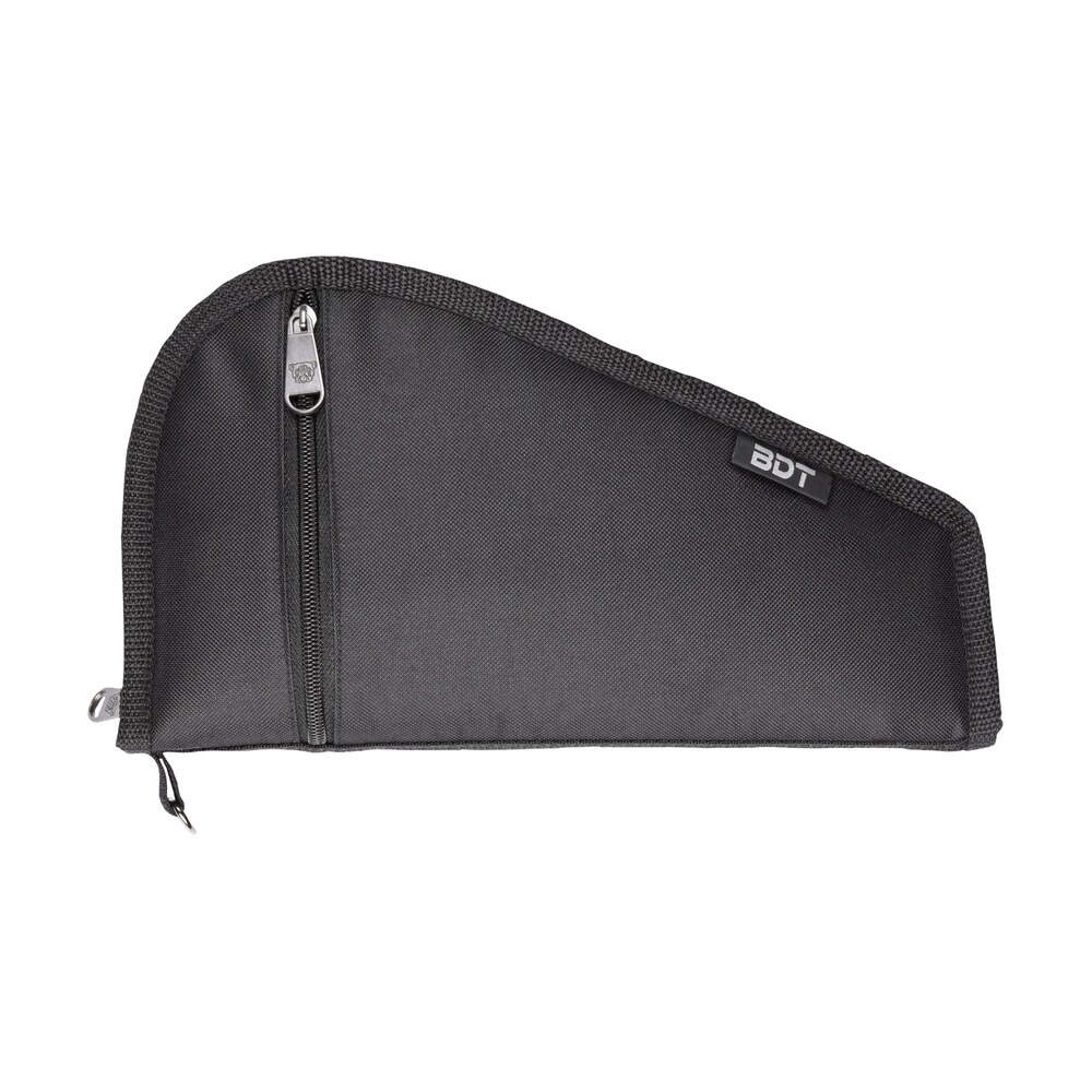 bulldog bdt619b deluxe pistol case with pocket & sleeve, black water resistant outer shell, impact resistant padding, heat resistant quilted lining 9"l x 6" h Bulldog BDT619B Deluxe Pistol Case Sports South item 143078