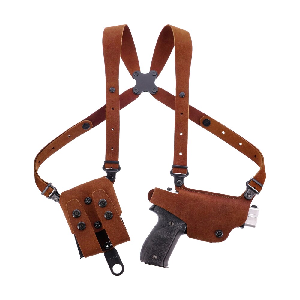 galco cl2838r classic lite 2.0 shoulder system size fits chest up to 56" natural leather fits sig p365 fits sig p365xl fits sig p365 sas right hand Galco CL2838R Classic Lite 2.0 Shoulder System Size Sports South item 143405