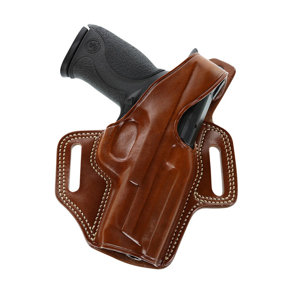 galco fl652r fletch owb tan leather belt slide fits s&w m&p shield fits ruger max 9 fits fn 503 right hand Galco FL652R Fletch OWB Tan Leather Belt Slide Sports South item 143411