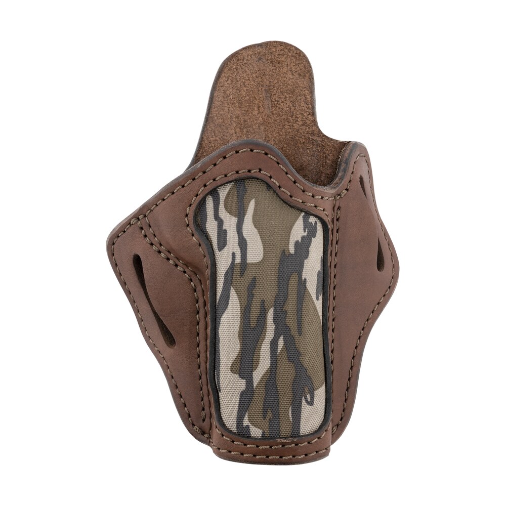 1791 gunleather mobh1brwr bh1 optic ready owb 01 brown with mossy oak leather belt slide fits 5" 1911 1791 Gunleather MOBH1BRWR BH1 Optic Ready OWB 01 Brown Sports South item 143417
