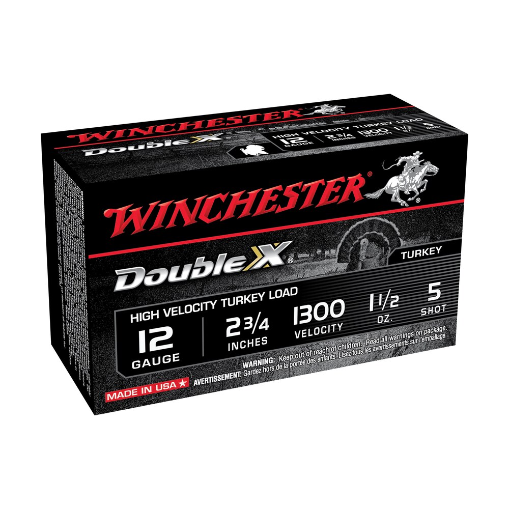 winchester ammo sth125 double x high velocity turkey 12gauge 2.75″ 1 1/2oz 5shot 10 per box/10 case Winchester Ammo STH125 Double X High Velocity Turkey 12Gauge 2.75" 1 1/2oz 5Shot 10 Per Box/10 Sports South item 14343