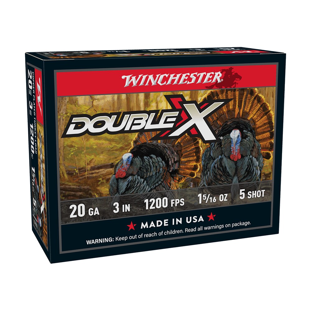 winchester ammo sth2035 double x high velocity turkey 20gauge 3″ 1 5/16oz 5shot 10 per box/10 case Winchester Ammo STH2035 Double X High Velocity Turkey 20Gauge 3" 1 5/16oz 5Shot 10 Per Box/10 Sports South item 14346