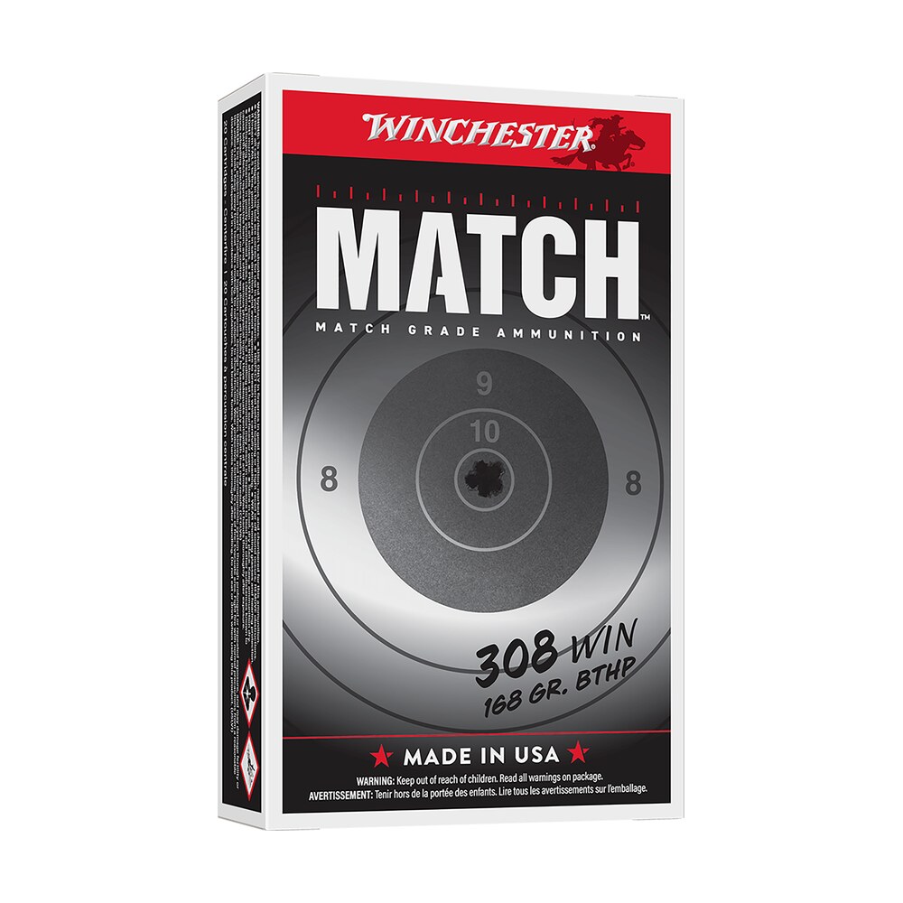winchester ammo s308m match 308win 168gr sierra matchking bthp 20 per box/10 case Winchester Ammo S308M Match 308Win 168gr Sierra MatchKing BTHP 20 Per Box/10 Case Sports South item 14375