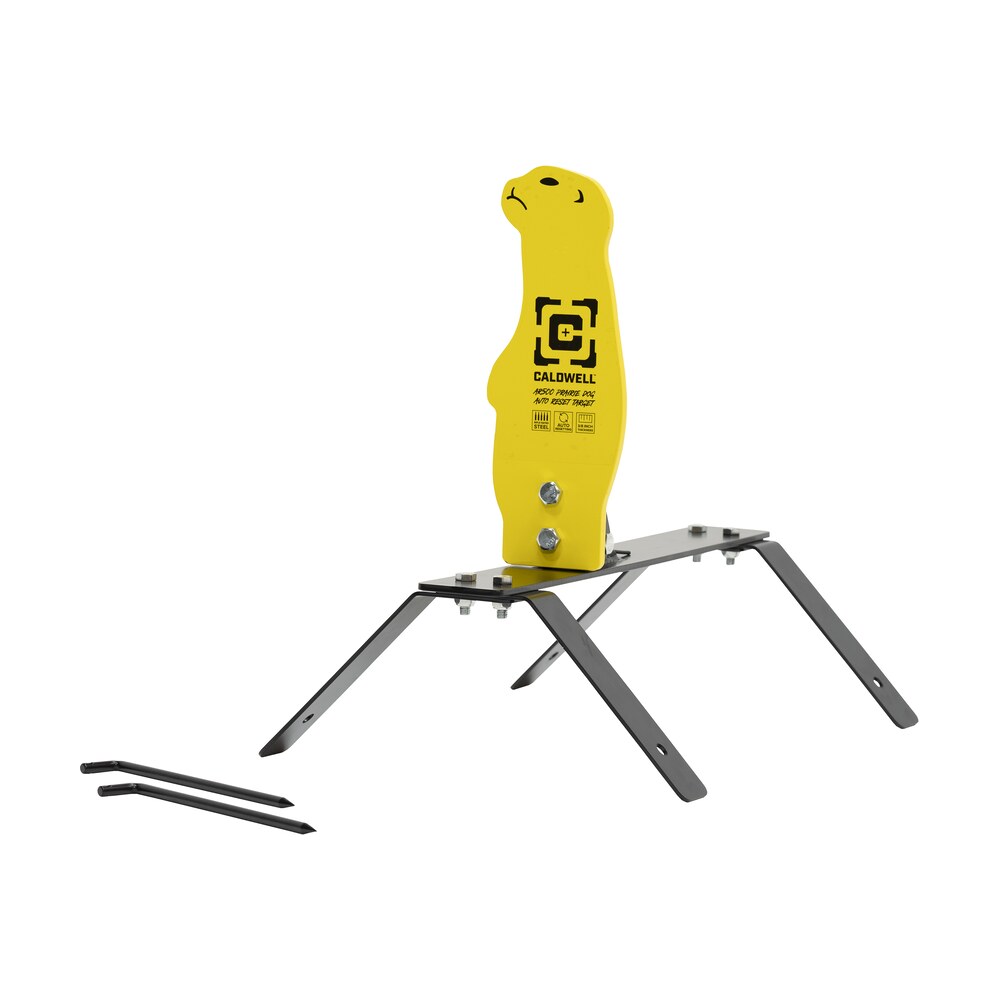 caldwell 1178561 auto reset rifle yellow ar500 steel prairie dog includes ground stakes Caldwell 1178561 Auto Reset Rifle Yellow AR500 Steel Prairie Dog Includes Ground Stakes Sports South item 143794