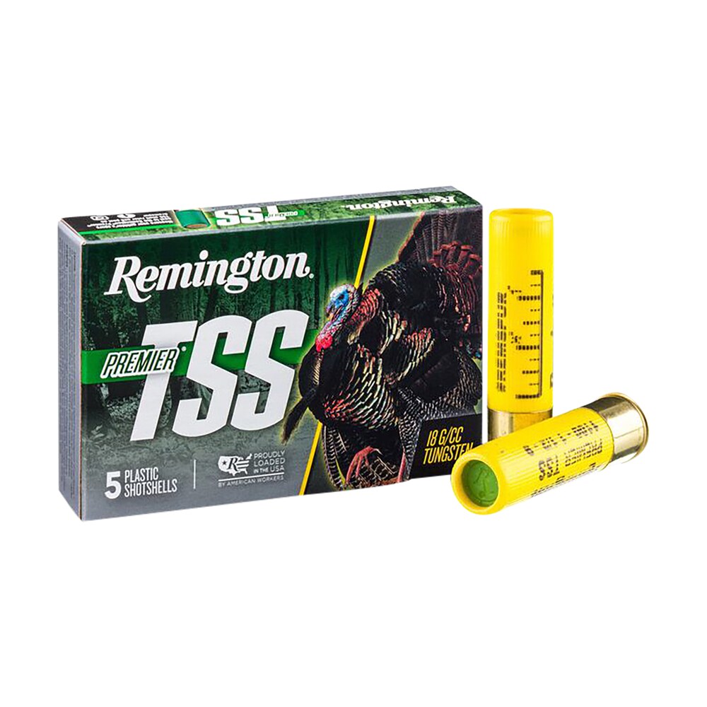 remington ammunition 28063 premier tss turkey 20 gauge 3" 1 1/2 oz tungsten 7 shot 5 per box/ 10 cs Remington Ammunition 28063 Premier TSS Turkey 20 Gauge 3" 1 1/2 oz Tungsten 7 Shot 5 Per Box/ Sports South item 143872