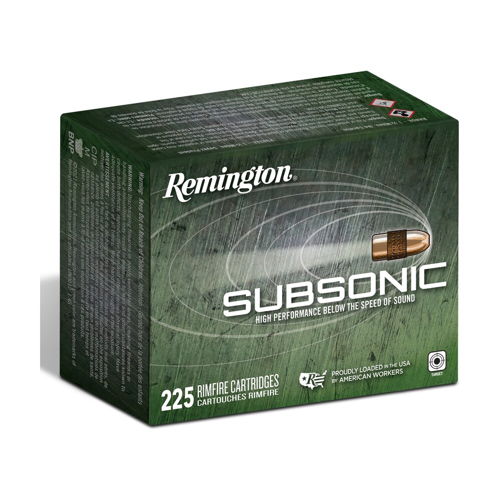 remington ammunition 21249 subsonic rimfire 22lr 40gr hollow point 225 per box/10 case Remington Ammunition 21249 Subsonic Rimfire 22LR 40gr Hollow Point 225 Per Box/10 Case Sports South item 143900