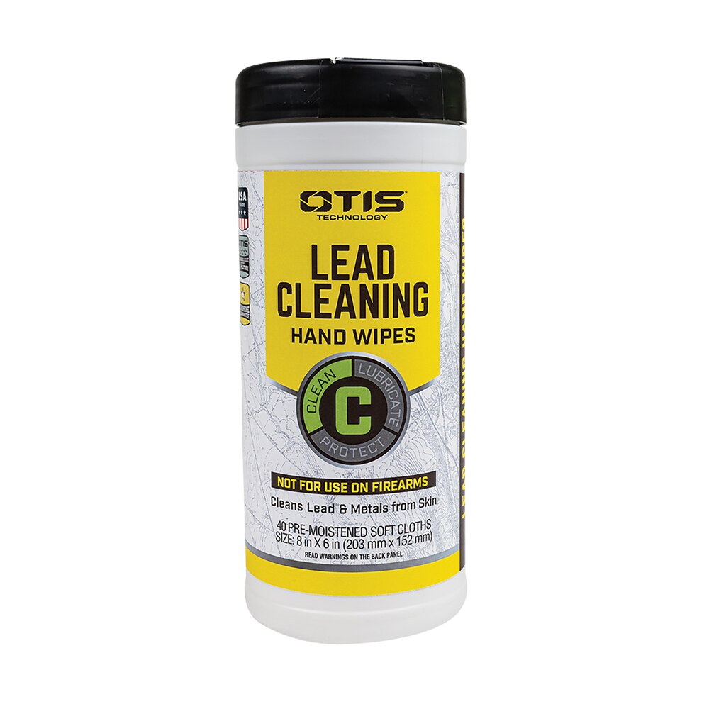 otis fg40clrw lead cleaning hand wipes cleans lead & metals from skin 40 count can Otis FG40CLRW Lead Cleaning Hand Wipes Cleans Lead & Metals from Skin 40 Count Can Sports South item 143959
