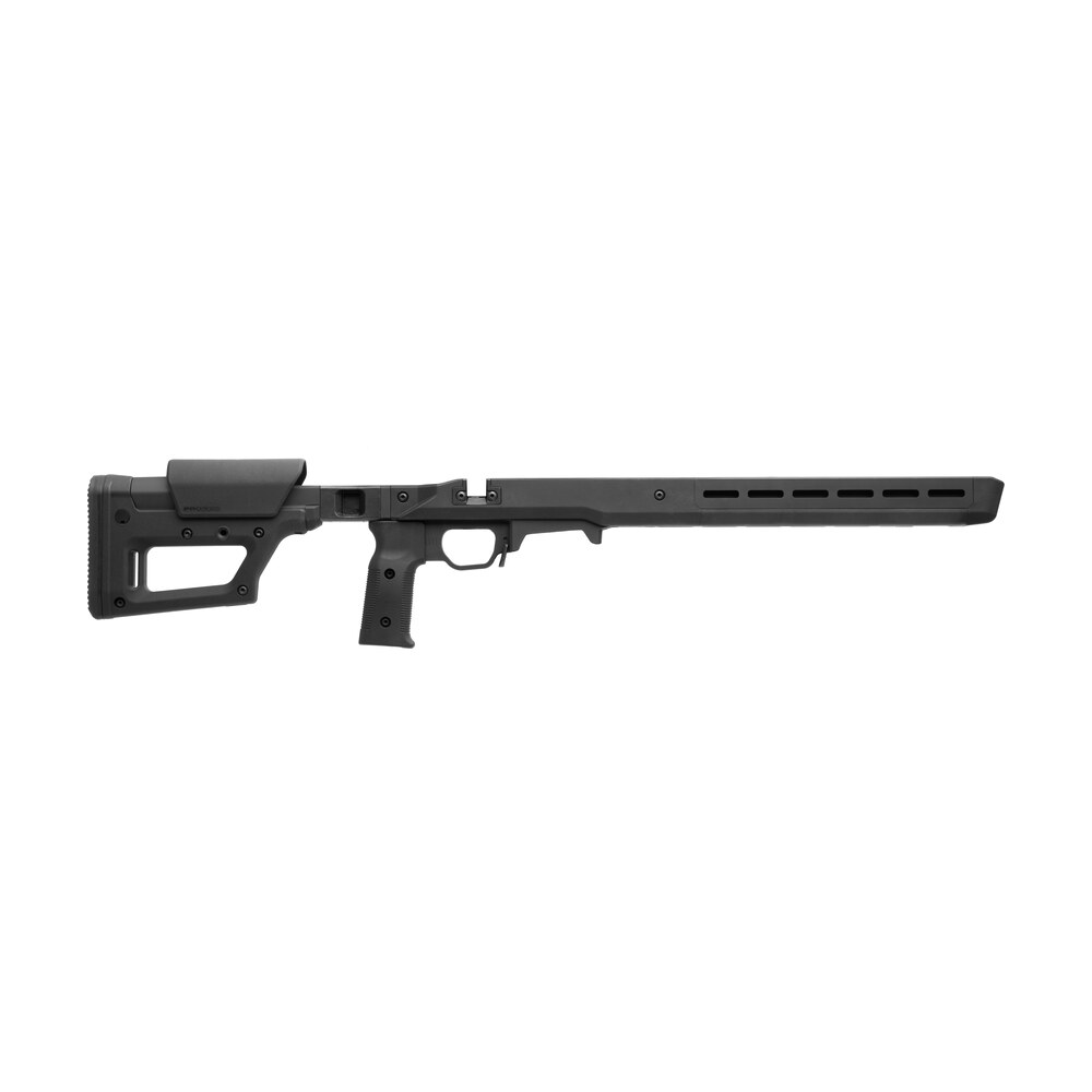 magpul mag1199 blk pro 700 lite sa black adjustable synthetic stock with aluminum chassis & interchangeable grips for remington 700 short action ambidextrous Magpul MAG1199-BLK Pro 700 Lite SA Black Adjustable Synthetic Stock Sports South item 144173