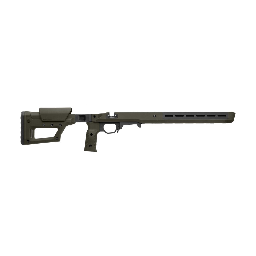 magpul mag1199 odg pro 700 lite sa od green adjustable synthetic stock with aluminum chassis & interchangeable grips for remington 700 short action ambidextrous Magpul MAG1199-ODG Pro 700 Lite SA OD Green Adjustable Synthetic Stock Sports South item 144175