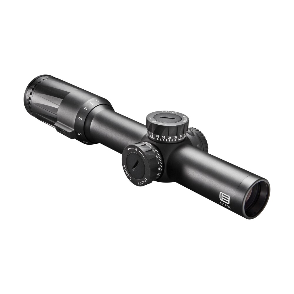 eotech vdu16ffsr2g vudu ffp black hardcoat anodized 1 6x 24mm 30mm tube illuminated green sr2 moa reticle features throw lever Eotech VDU16FFSR2G Vudu FFP Black Hardcoat Anodized 1-6x 24mm 30mm Tube Illuminated Green Sports South item 144244