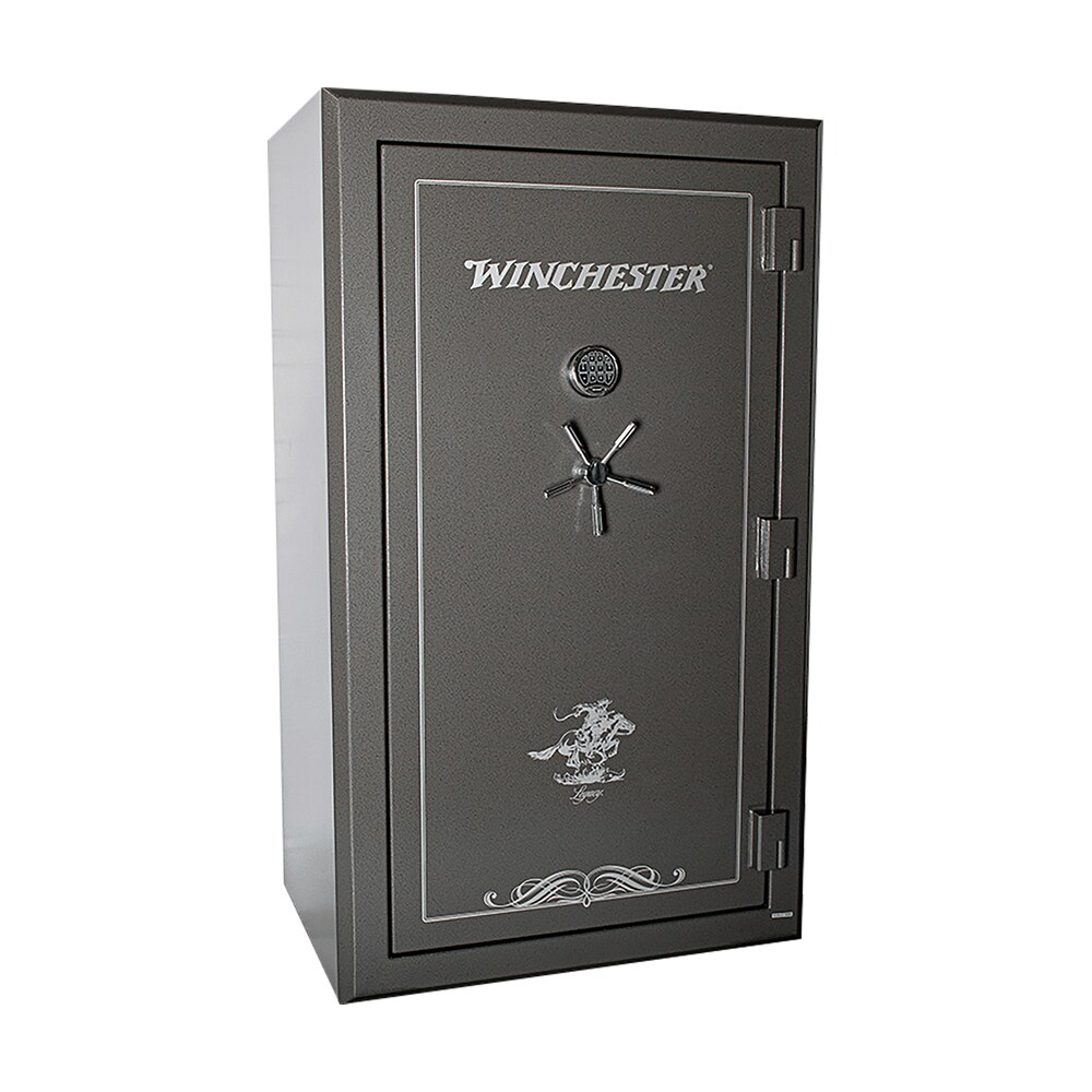 winchester safes legacy 53 electronic entry black powder coat 10 gauge steel holds up to 51 long guns fireproof yes Winchester Safes Legacy 53 Electronic Entry Black Powder Coat 10 Gauge Steel Holds Up to 51 Sports South item 144381