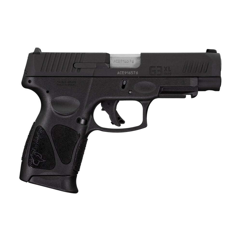 taurus 1g3xlsr9041 g3xl compact frame 9mm luger 12+1 4" matte stainless steel barrel, matte black tenifer serrated steel slide, black polymer frame w/picatinny rail, black polymer grip, right hand Taurus 1G3XLSR9041 G3XL Compact Frame 9mm Luger 12+1 4" Matte Stainless Steel Sports South item 144443