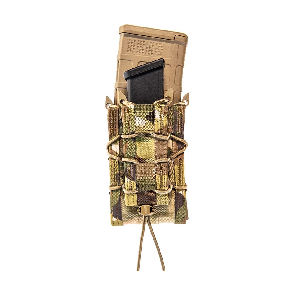 high speed gear 11dd00mc taco double decker mag pouch double multicam nylon molle compatible w/ rifle compatible w/ pistol High Speed Gear 11DD00MC TACO Double Decker Mag Pouch Double MultiCam Nylon MOLLE Compatible Sports South item 144504