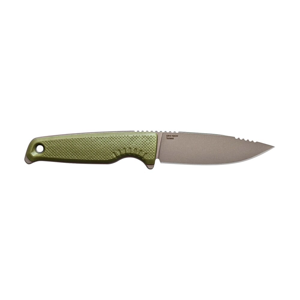 s.o.g sog17790357 altair fx 3.40" fixed plain satin tini cryo cpm 154 ss blade/ field green grn handle S.O.G SOG17790357 Altair FX 3.40" Fixed Plain Satin TiNi Cryo CPM 154 SS Blade/ Field Green GRN Sports South item 144980