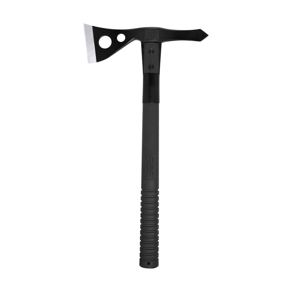s.o.g sogf01tncp tactical 2.75" blade 420hc ss blade black side hammer checkering grn handle 15.75" long tomahawk S.O.G SOGF01TNCP Tactical 2.75" Blade 420HC SS Blade Black Side Hammer Checkering GRN Handle Sports South item 145007