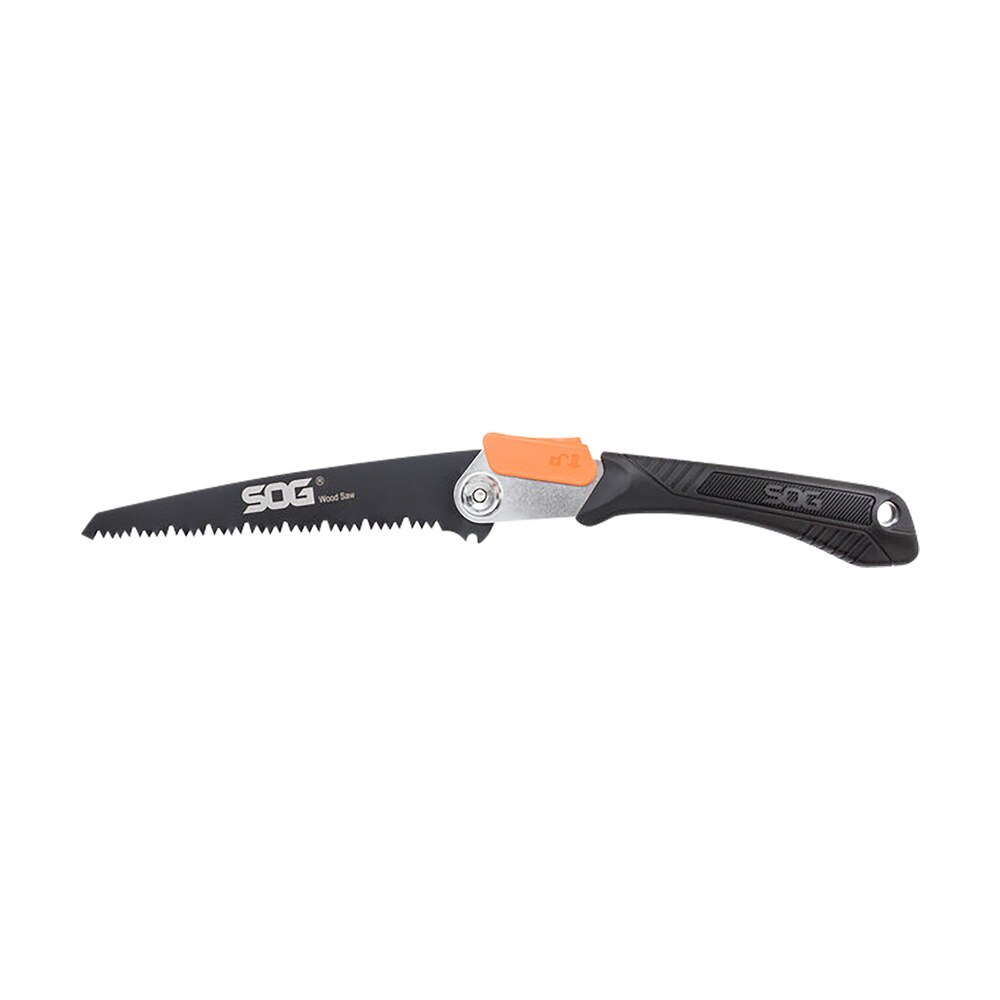 s.o.g sogf10ncp wood saw folding saw 8.25" black high carbon steel blade black grn handle 17.25" long S.O.G SOGF10NCP Wood Saw Folding Saw 8.25" Black High Carbon Steel Blade Black GRN Handle Sports South item 145013