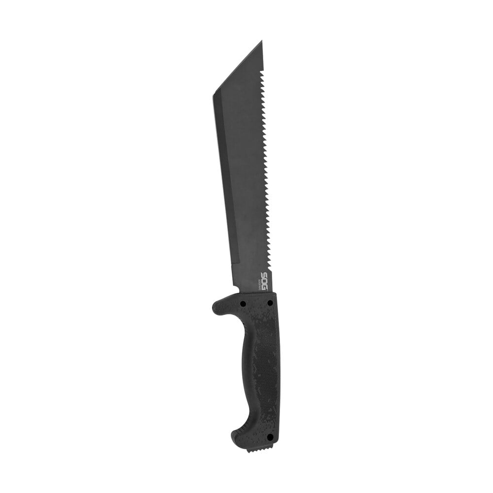 s.o.g sog mc04 n sogfari 10" black hardcased 3cr13mov ss blade black kraton handle 16" long includes sheath S.O.G SOG-MC04-N SOGfari 10" Black Hardcased 3Cr13MoV SS Blade Black Kraton Handle 16" Long Sports South item 145034