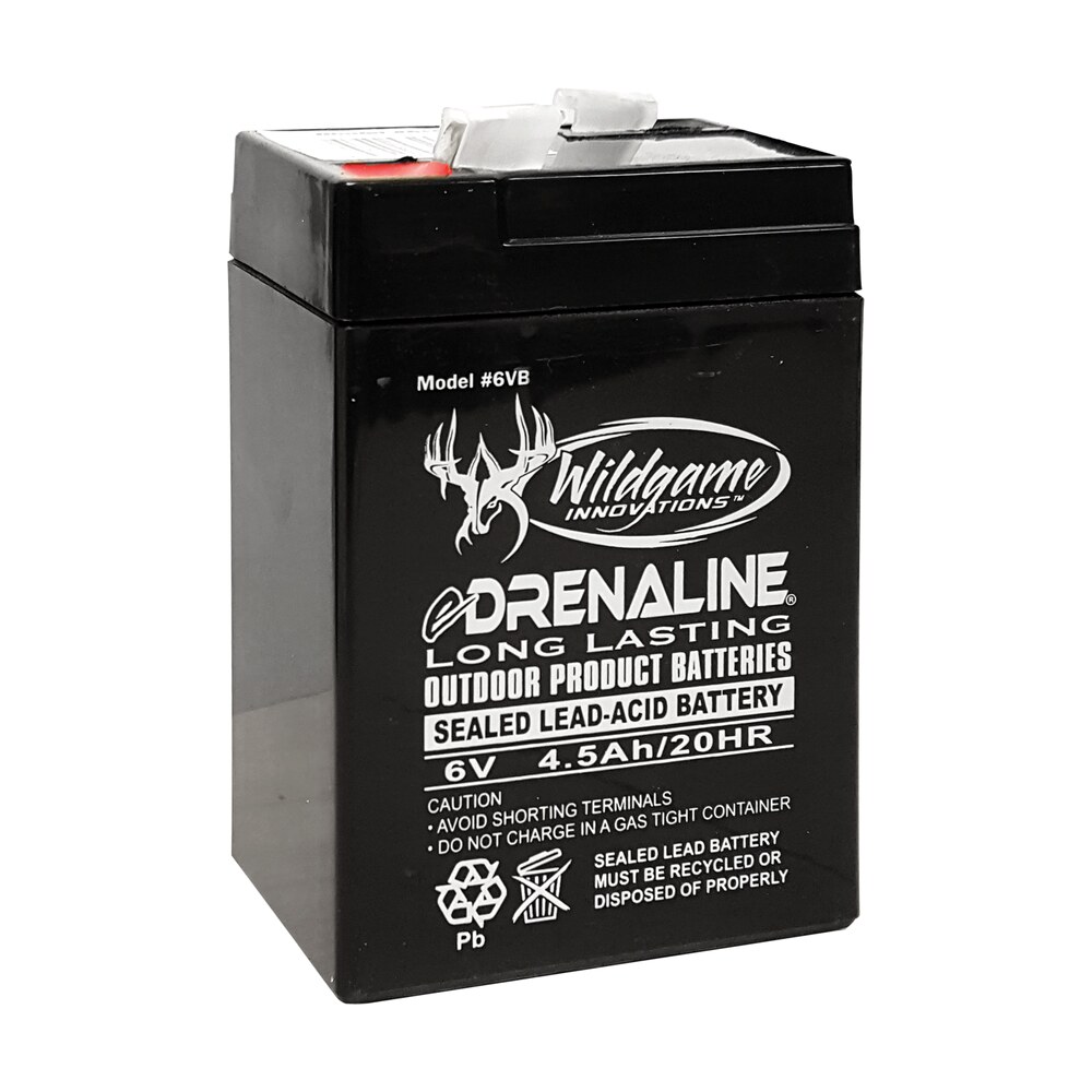 wildgame innovations wgiwgibt0013 edrenaline rechargeable battery black 6.0 volts 4.5 mah Wildgame Innovations WGIWGIBT0013 Edrenaline Rechargeable Battery Black 6.0 Volts 4.5 mAh Sports South item 145131