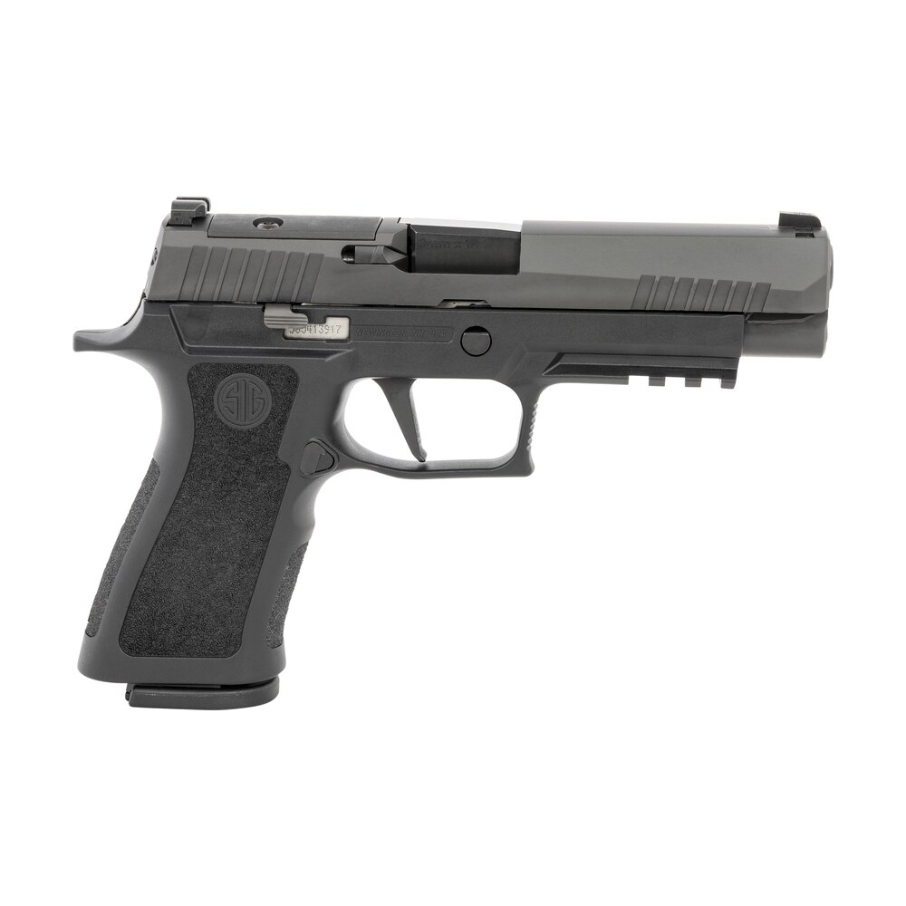 sig sauer 320xf9bxr3pr2 p320 xfull 9mm luger 17+1 4.70" carbon steel barrel, black nitron optic ready/serrated ss slide, black stainless steel frame w/picatinny rail, black xcarry medium polymer grips Sig Sauer 320XF9BXR3PR2 P320 XFull 9mm Luger 17+1 4.70" Carbon Steel Sports South item 145194
