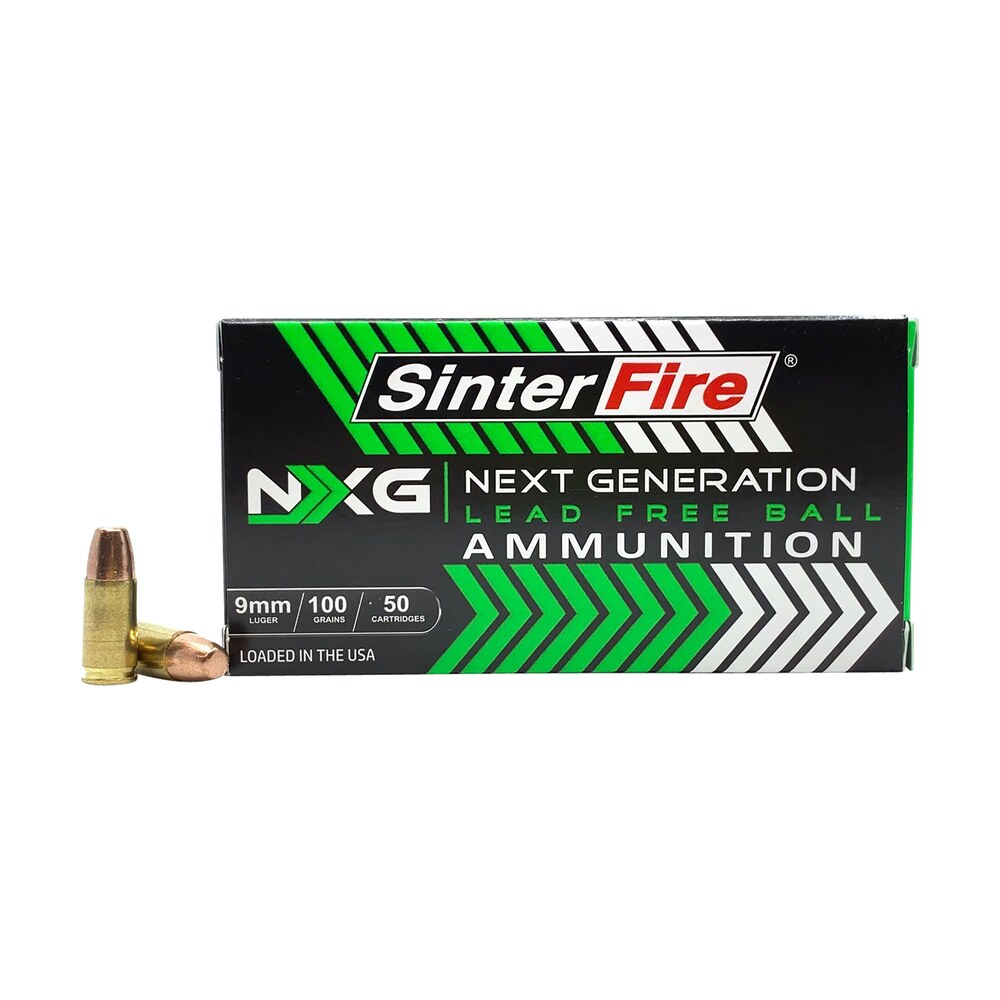 sinterfire inc sf9100nxg next generation (nxg) 9mmluger 100gr lead free ball 50 per box/20 case SinterFire Inc SF9100NXG Next Generation (NXG) 9mmLuger 100gr Lead Free Ball 50 Per Box/20 Case Sports South item 145252