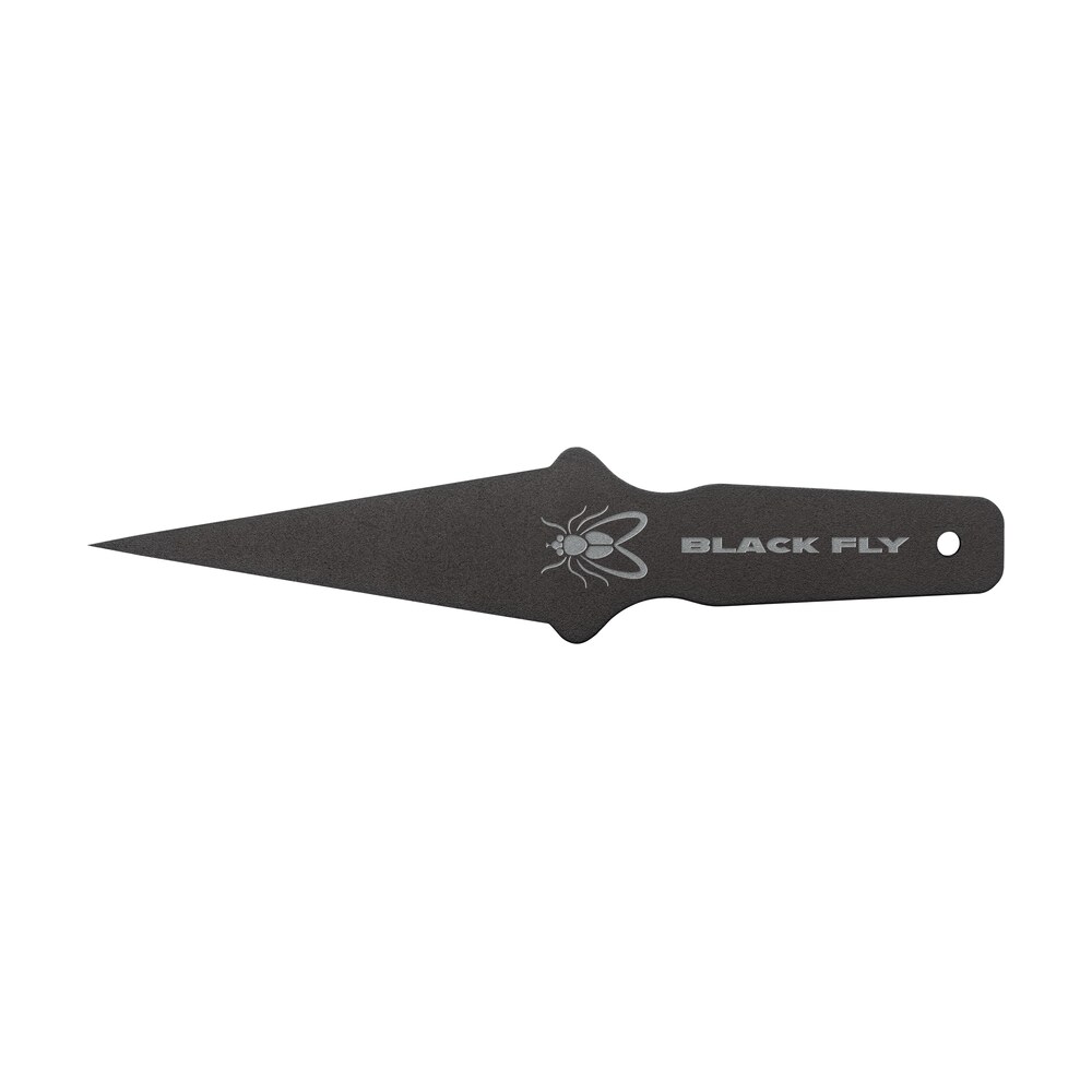 cold steel cs80stma black fly thrower fixed plain black 1055 carbon steel blade/handle Cold Steel CS80STMA Black Fly Thrower Fixed Plain Black 1055 Carbon Steel Blade/Handle Sports South item 145276