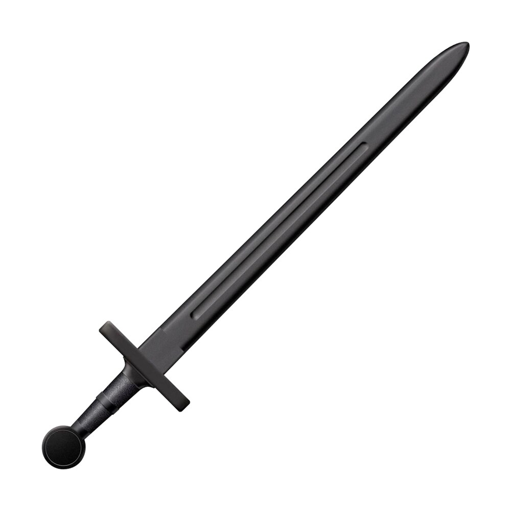 cold steel cs92bks medieval training sword 32.25" sword plain black polypropylene blade/7.25" black polypropylene handle Cold Steel CS92BKS Medieval Training Sword 32.25" Sword Plain Black Polypropylene Blade/7.25" Sports South item 145299