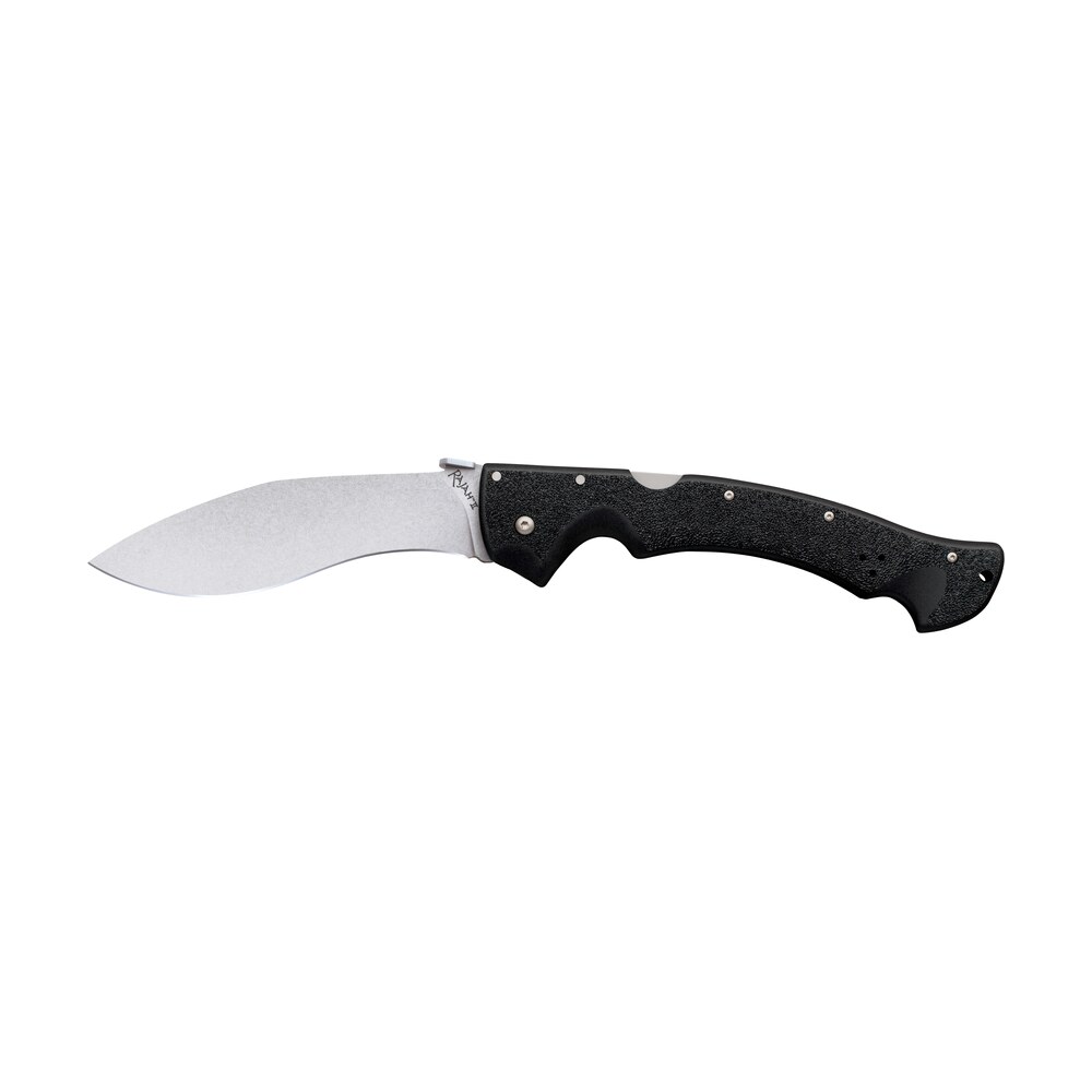cold steel cs 62jl rajah ii 6" folding plain stone washed japanese aus 10a ss blade/ black griv ex handle Cold Steel CS-62JL Rajah II 6" Folding Plain Stone Washed Japanese AUS-10A SS Blade/ Black Sports South item 145310